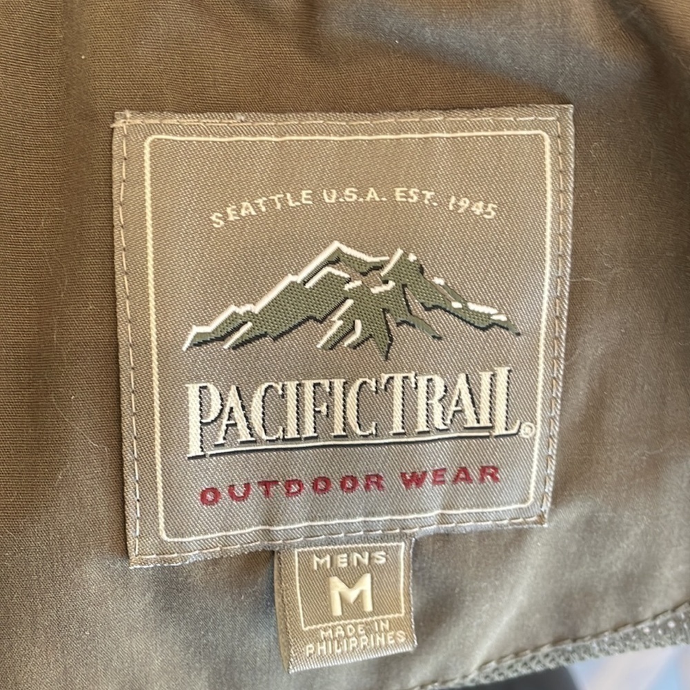 Pacific Trail Outdoor Wear Windbreaker Hooded Navy Blue M - Picture 7 of 10